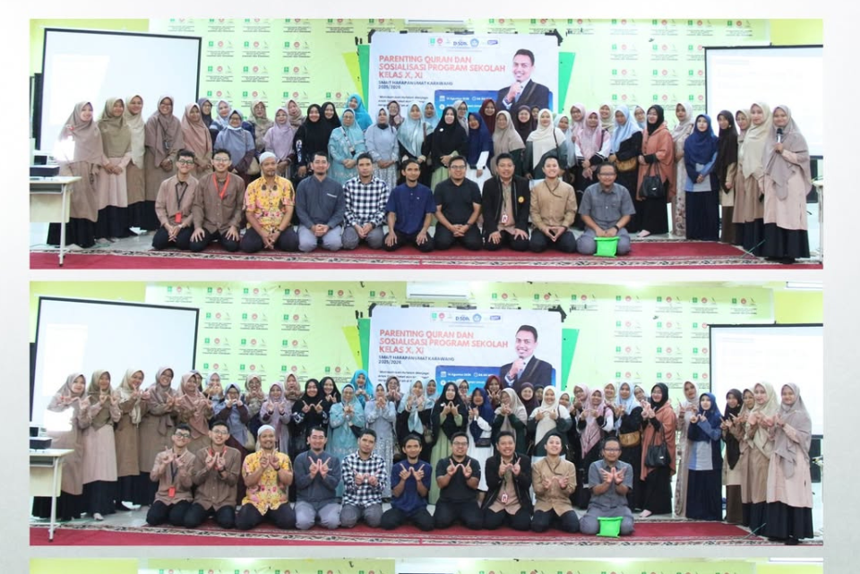 Perkuat Sinergi Pendidikan Al-Qur’an, SMAIT Harapan Umat Karawang Gelar Parenting Qur’an bagi Wali Murid
